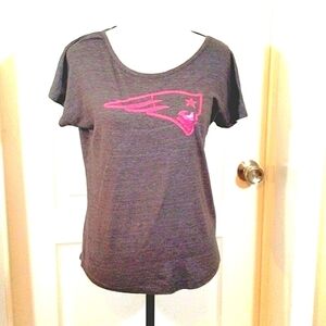 Majestic New England Patriots Womens Short Sleeve T Shirt